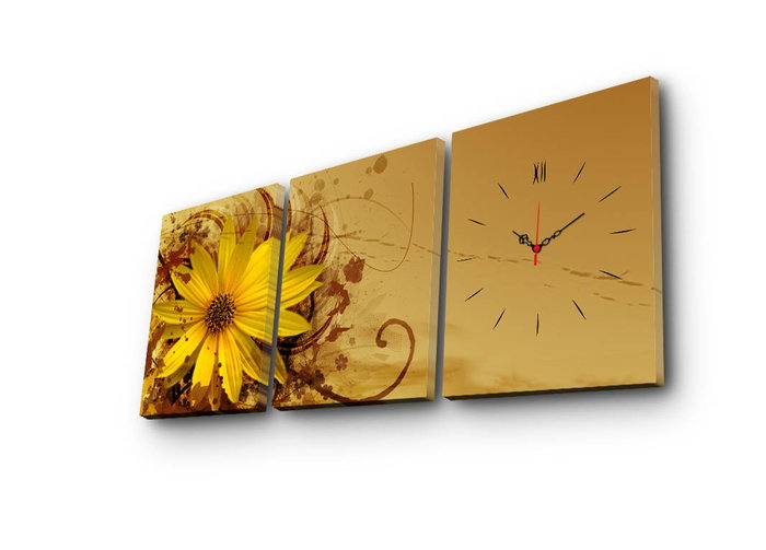 Wallity Reloj de Pared de Lienzo Decorativo 3P3040CS-7 (3 Piezas) Wallity Reloj de Pared de Lienzo Decorativo 3P3040CS-7 (3 Piezas)